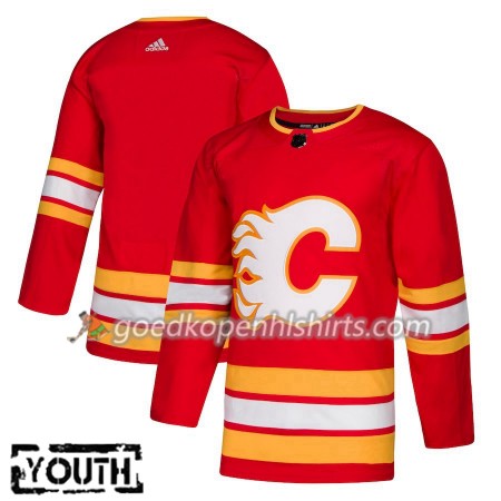 Calgary Flames Blank Adidas 2018-2019 Alternate Authentic Shirt - Kinderen